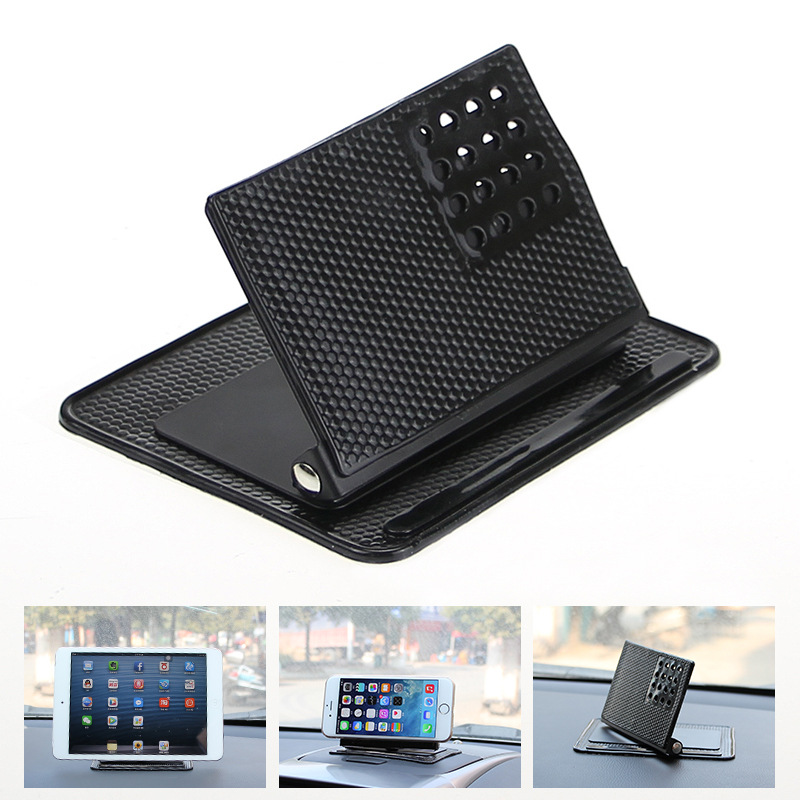 Desk Corner Mat - Car 360 Rotating Phone Holder Silicone