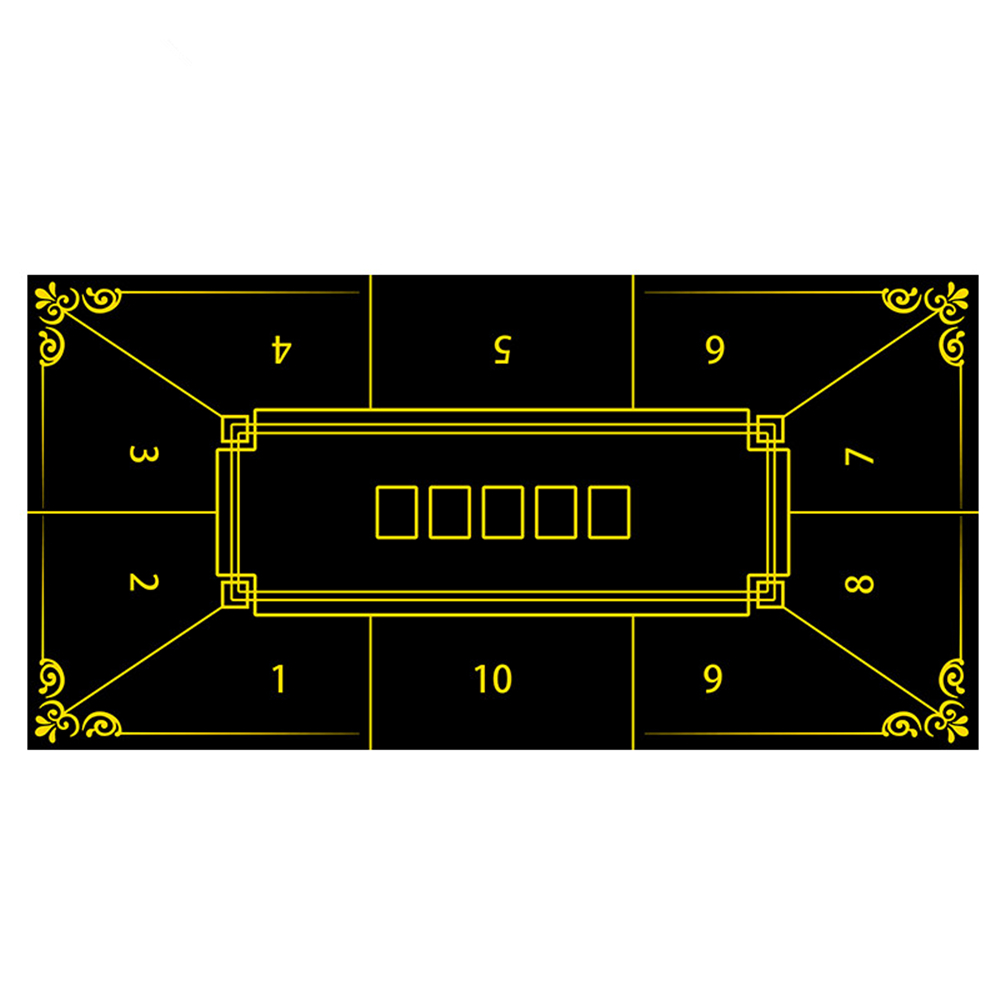 Gaming Accessories For Gaming Desk - Thicken Rubber Pokers Tablecloth Casino Texas
