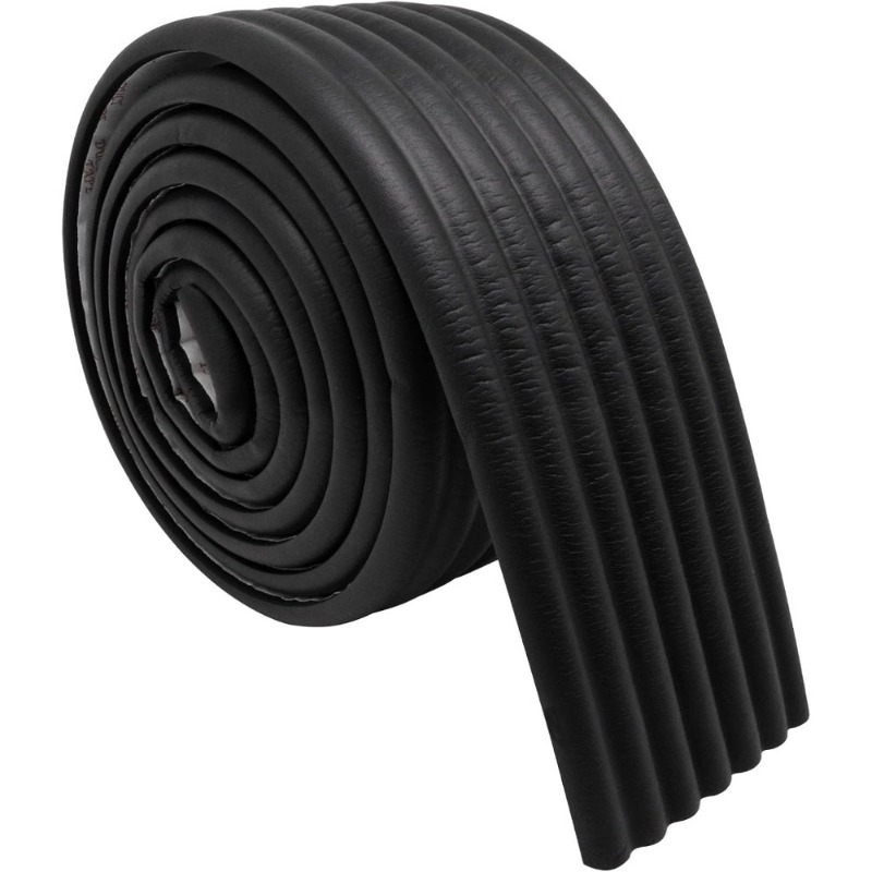 Desk Corner Mat - Black Thickened Anti-Collision Strip Self-Adhesive Corner