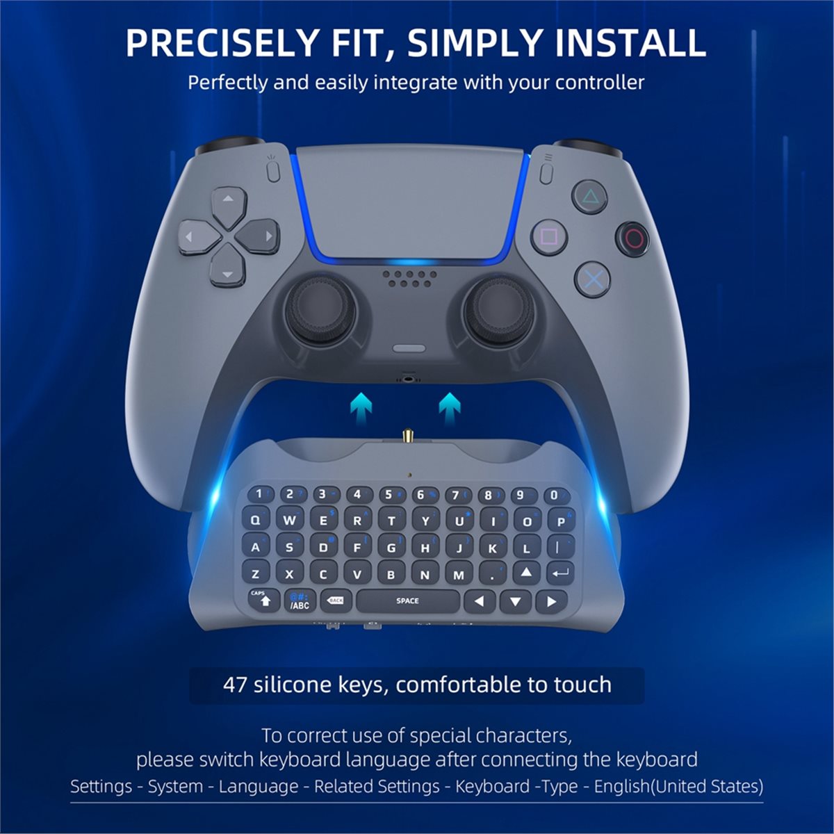 Gaming Accessories Ps5 - goodidea 3.5mm Gaming Wireless Keyboard 3.0