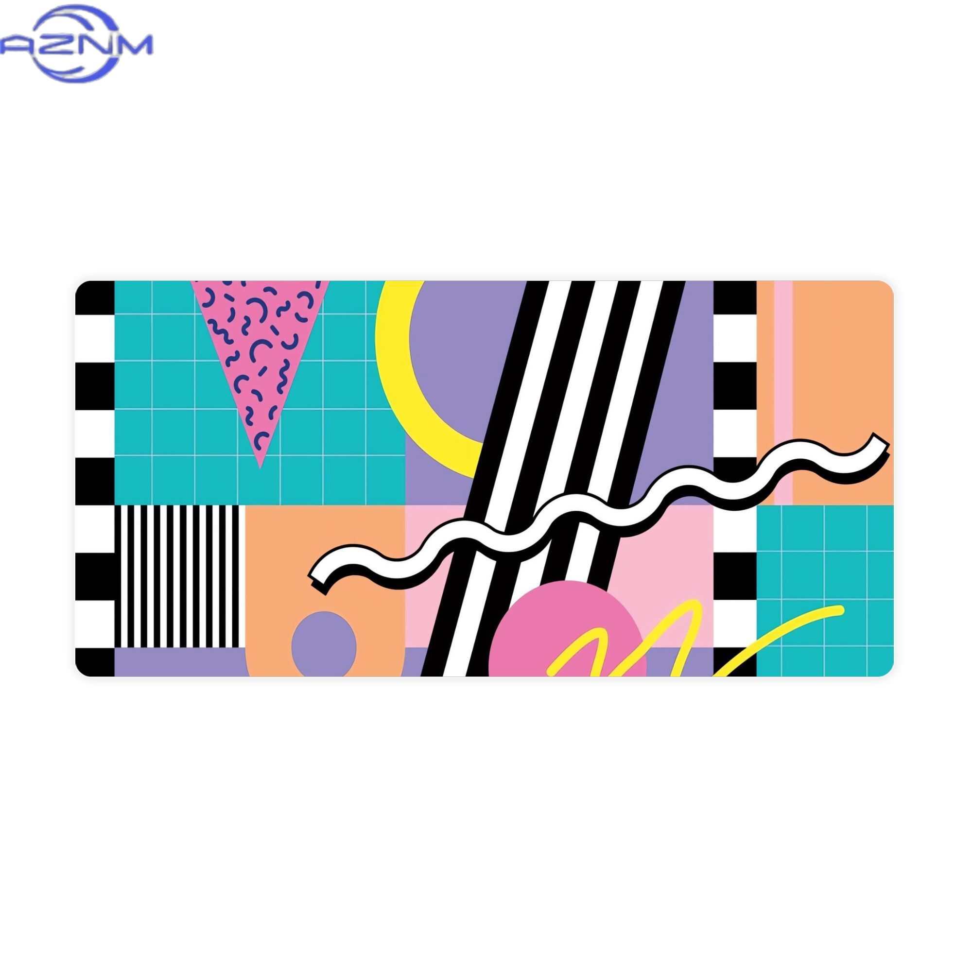 Desk Corner Mat - Memphis Pattern 91 90s 80s Desk