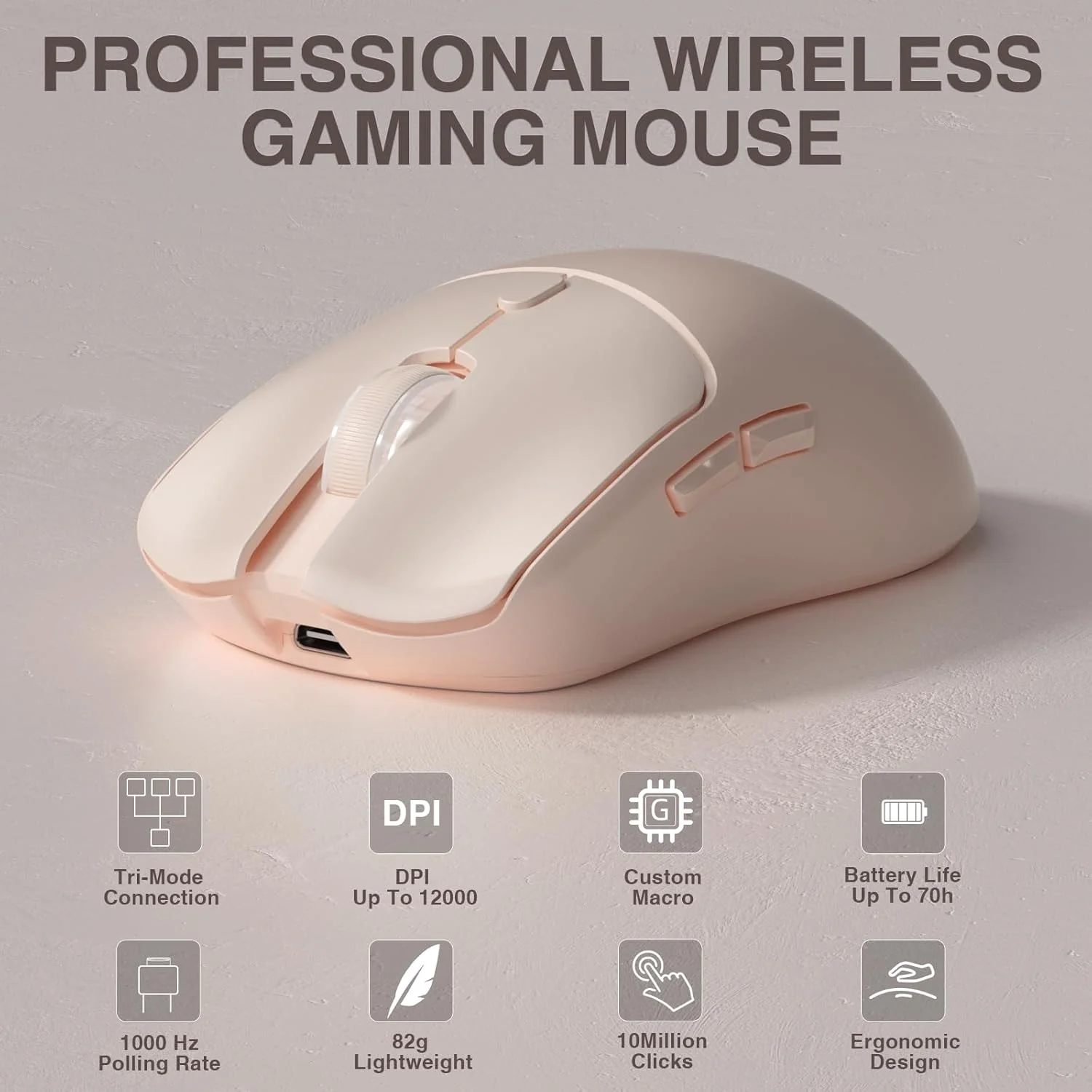 Gaming Accessories Laptop - AULA SC580X Tri-mode Wireless Gaming Mouse