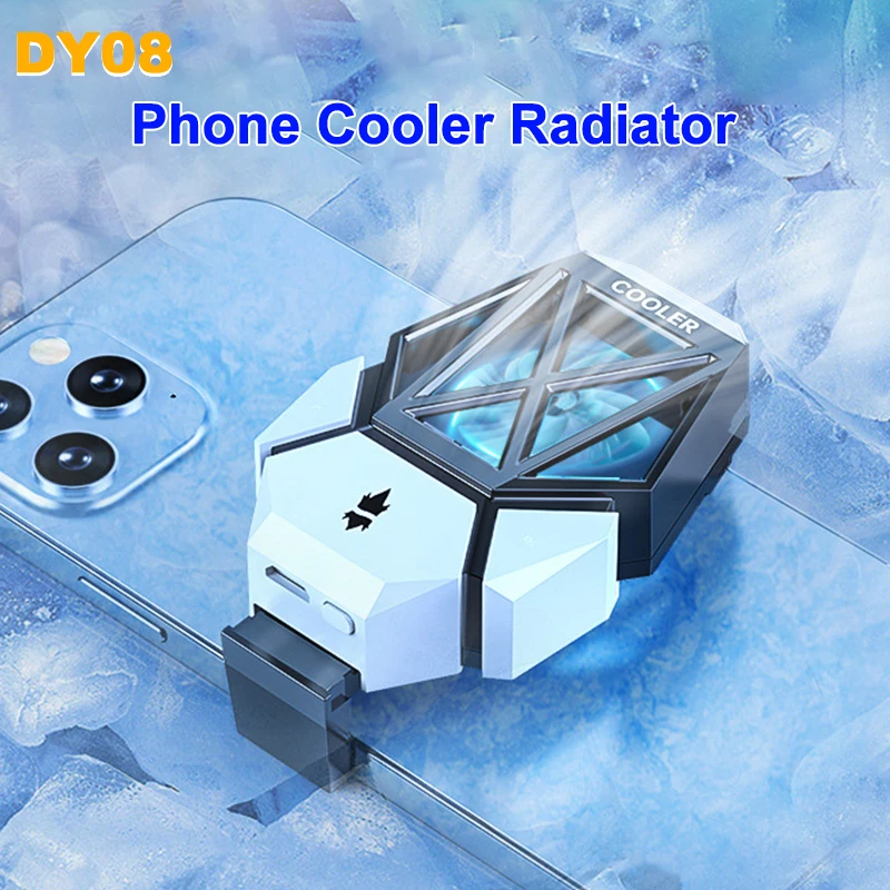 Gaming Accessories Mobile - DY08 Mobile Phone Cooling Fan Radiator