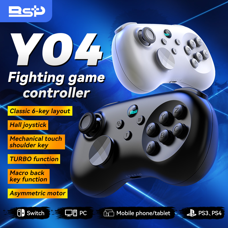 Gaming Accessories For Android - BSP-Y04 Wireless Hall Effect Joystick Fighting