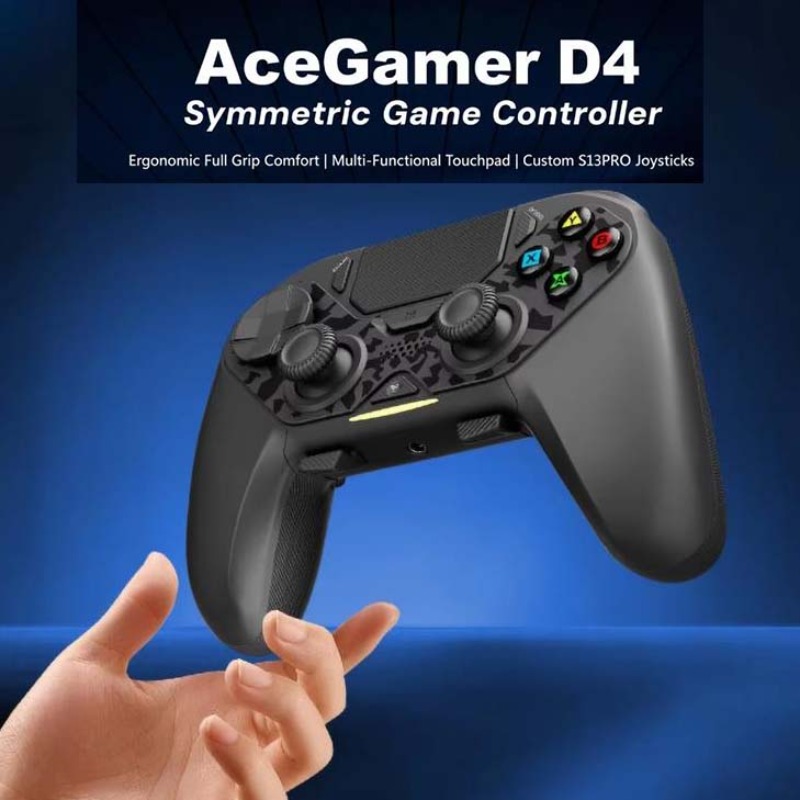 Gaming Accessories For Android - AceGamer D4 Wireless Steam Controller Symmetric