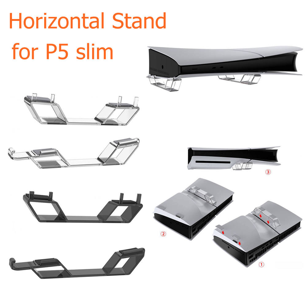 Gaming Accessories Mobile - Horizontal Stand for PS5 Slim Digital/Disc