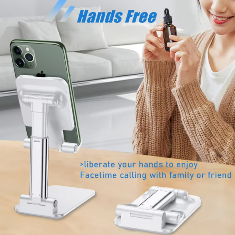 Desk Corner Mat - Foldable Phone Stand Adjustable Angle And
