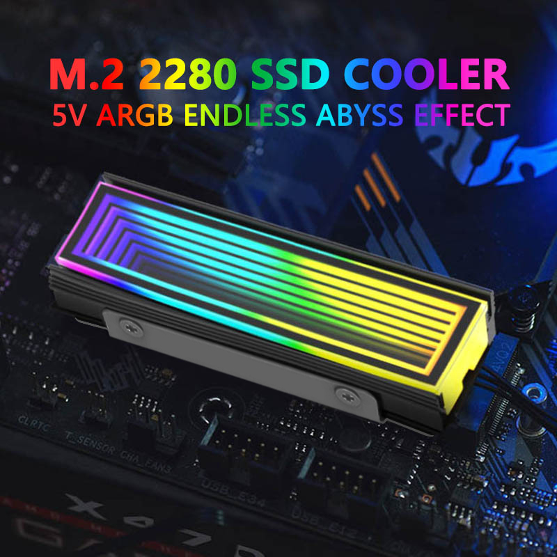 5V ARGB Sync Computer 2280 SSD - огляд і ціна M2 Heatsink Cooler