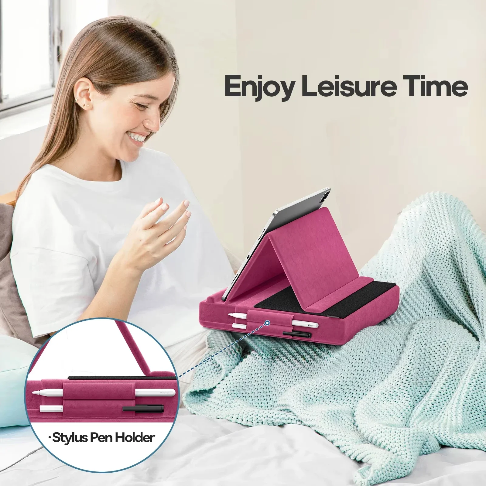 Upgraded Tablet Pillow Stand M - огляд і ціна Desk Corner Mat