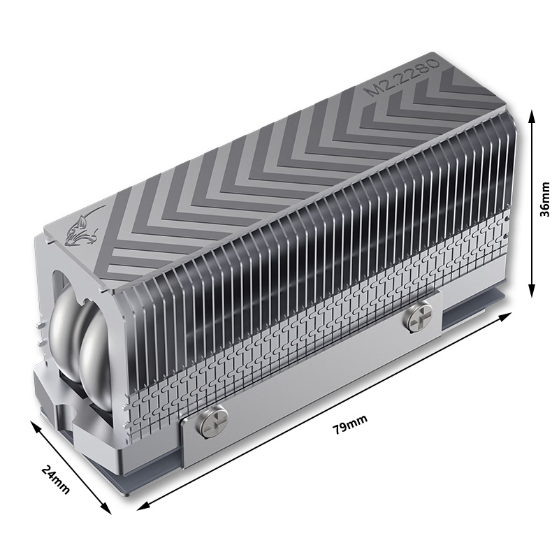 COOLLEO M.2 2280 NVMe SSD Heat - огляд і ціна M2 Heatsink Cooler