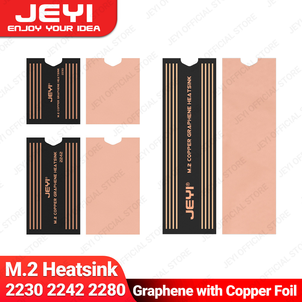 JEYI Graphene 2280 2242 2230 M - огляд і ціна M2 Heatsink Cooler