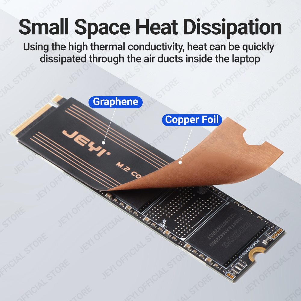 JEYI Graphene 2280 2242 2230 M - огляд і ціна M2 Heatsink Cooler
