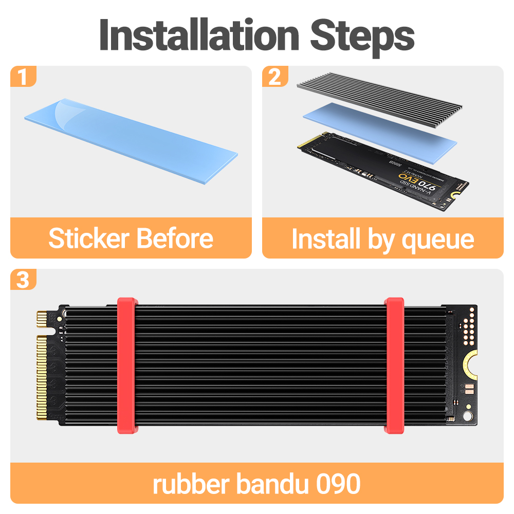 JEYI M.2 SSD Heatsink, Aluminu - огляд і ціна M2 Heatsink Cooler