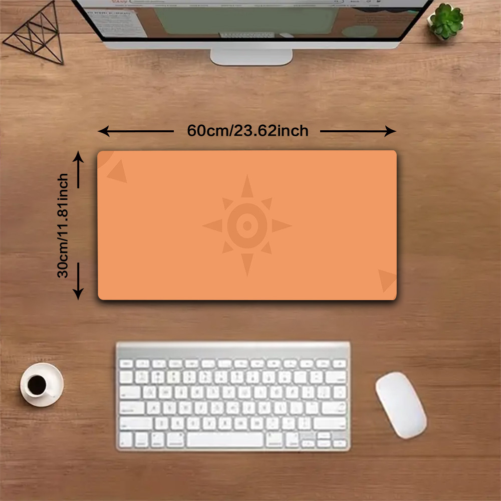 XXL Large Desk Mat Warm Orange - огляд і ціна Desk Corner Mat