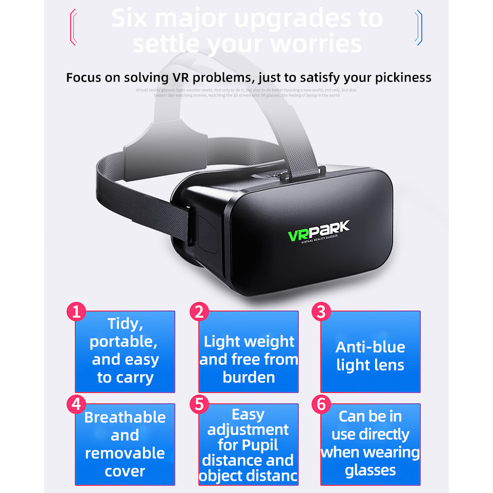 Virtual Reality Helmet VR Glas - огляд і ціна Gaming Accessories 10 Year Old