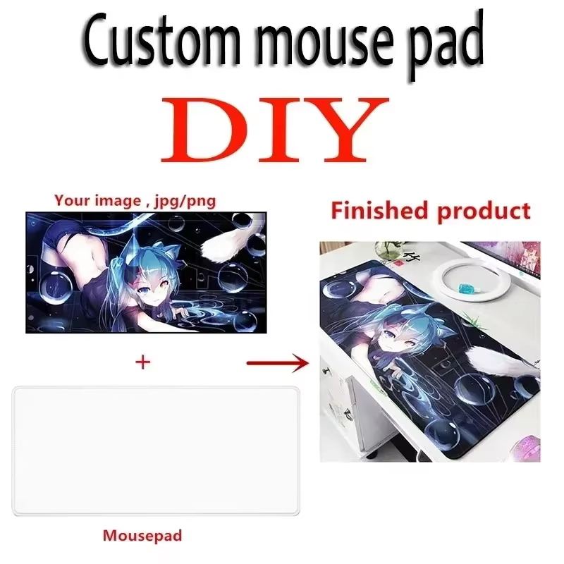 DIY Custom Mouse Pad XXL Anime - огляд і ціна Gaming Accessories For Gaming Desk