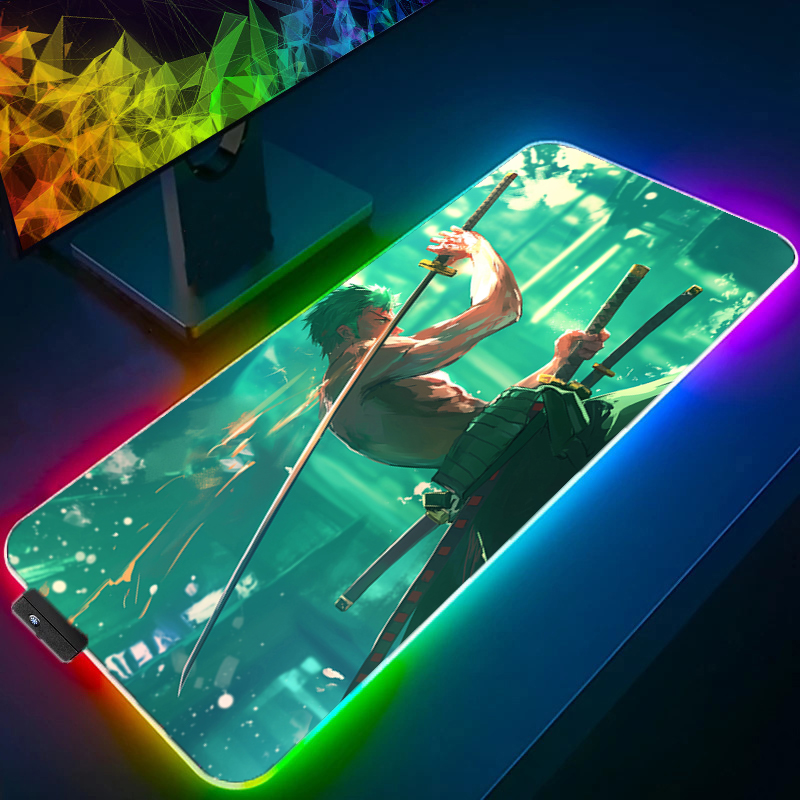 ONE PIECE Zoro Mouse Pad RGB G - огляд і ціна Gaming Accessories For Gaming Desk