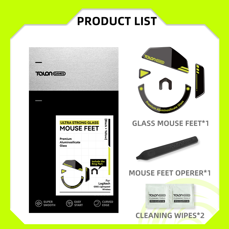 TALONGAMES Glass Mouse Skates  - огляд і ціна Gaming Accessories Logitech
