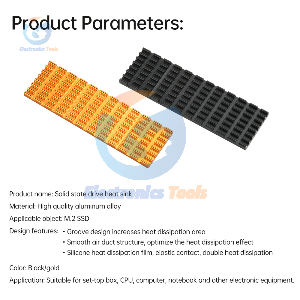 M.2 SSD NVMe Heat Sink M2 2280 - огляд і ціна M2 Heatsink Cooler