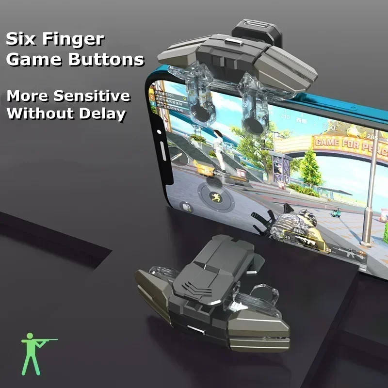 JS65 Mobile Phone Game Trigger - огляд і ціна Gaming Accessories For Android