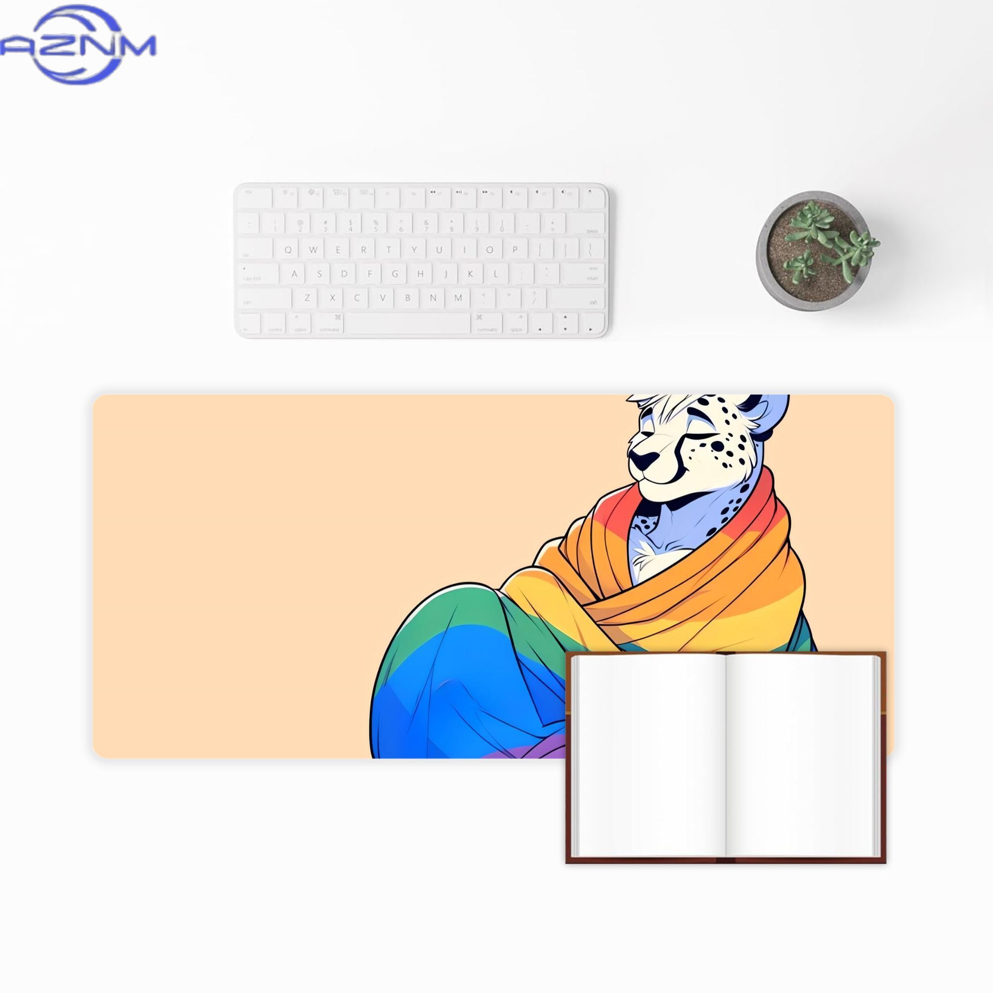 Comfy Womfy Furry Pride Cheeta - огляд і ціна Desk Corner Mat