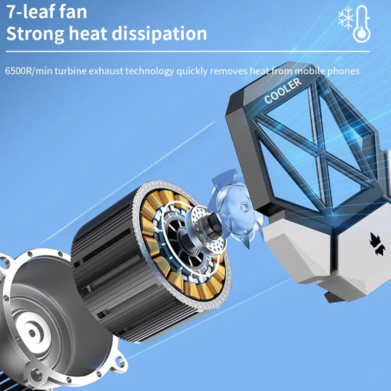 DY08 Mobile Phone Cooling Fan  - огляд і ціна Gaming Accessories Mobile