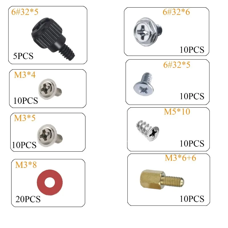 85Pcs PC Computer Screws Stand - огляд і ціна M2 Heatsink Cooler