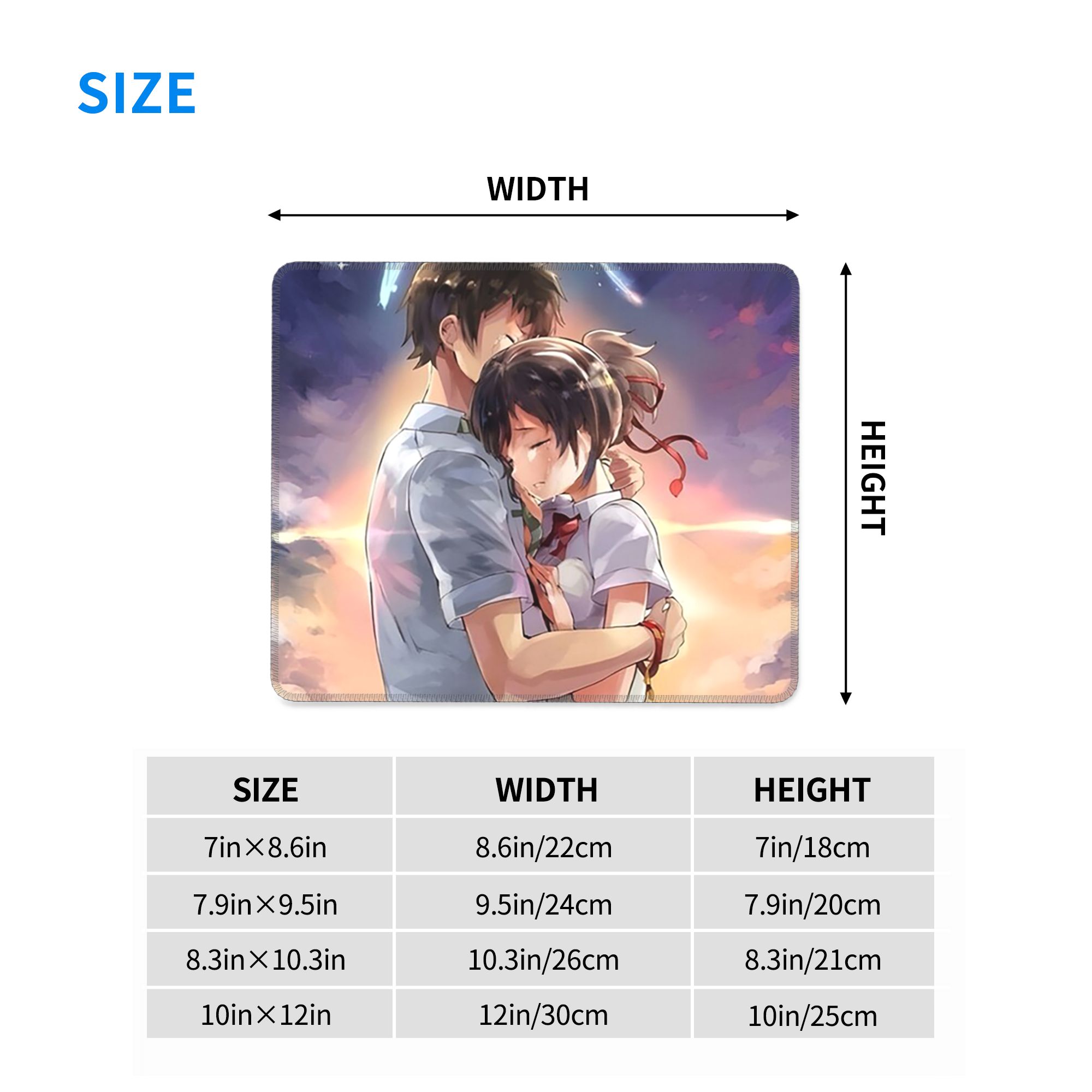 Japanese Anime Your Name Mouse - огляд і ціна Gaming Accessories Name