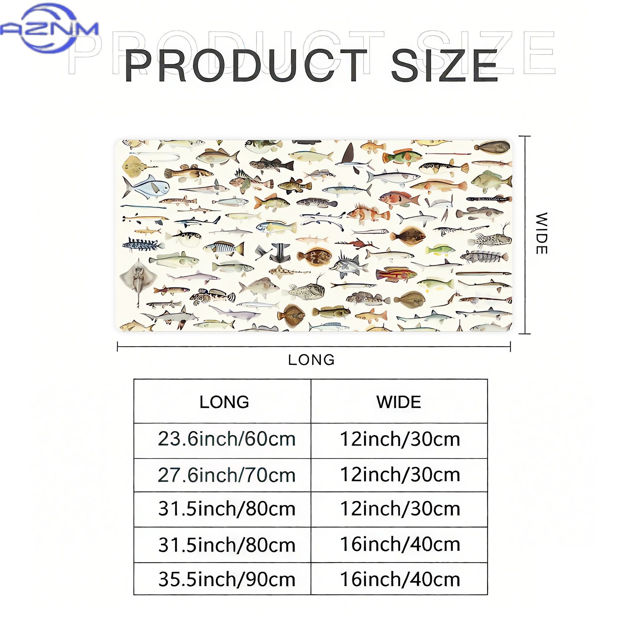 Fish Desk Mat for Mood Lightin - огляд і ціна Desk Corner Mat
