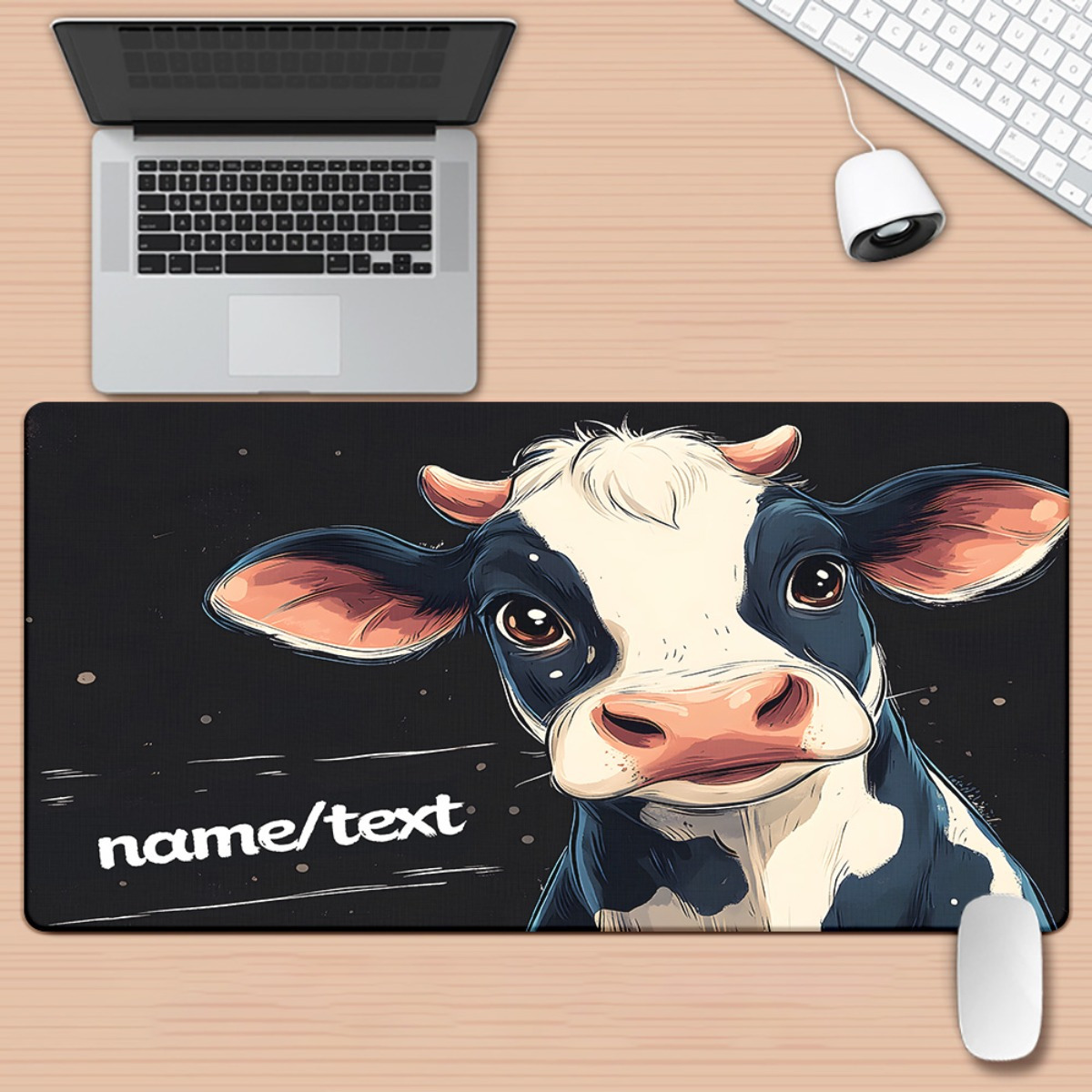 Cute Cow Cartoon Mouse Pad XXL - огляд і ціна Gaming Accessories Name