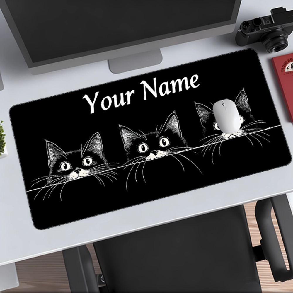 Cute 3 Black Cats Custom Desk  - огляд і ціна Gaming Accessories Name