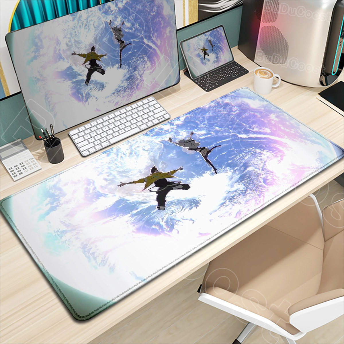 HD Printing New Wallpaper C_cy - огляд і ціна Desk Corner Mat